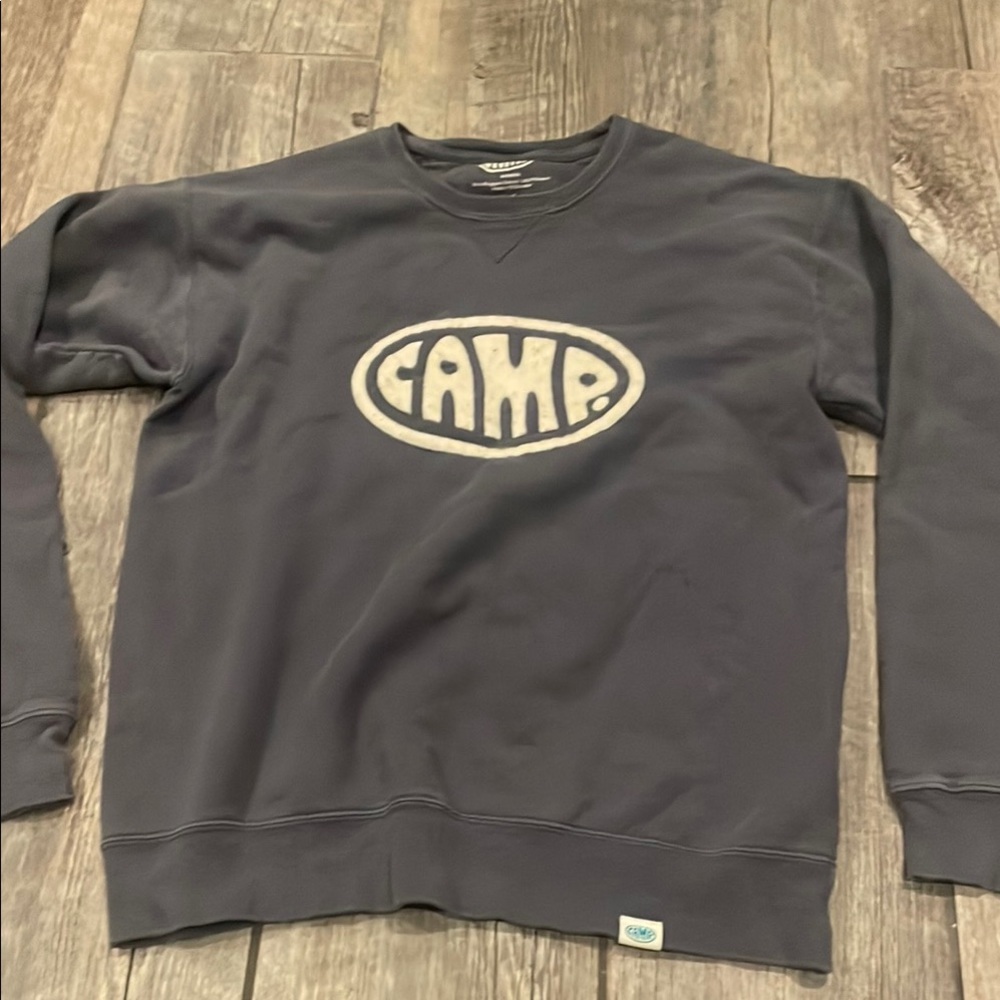 Camp Crewneck Sweater with CAMP Logo